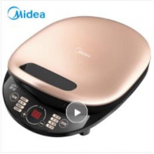 美的（Midea）电饼铛家用早餐机烙饼机数码显示可调时间煎烤机多用途锅WJSN30B