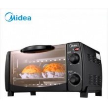 美的（Midea）T1-L108B 家用多功能迷你小烤箱 10升家用容量 双层烤位