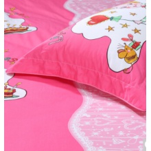  床品套件 四件套纯棉儿童套件全棉床单被套 双面可用星语星愿 1.5米床（203*229cm）红