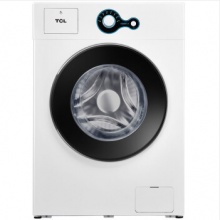 TCL洗衣机 TG-V80家用全自动滚筒节能静音省电洗衣 机 芭蕾白